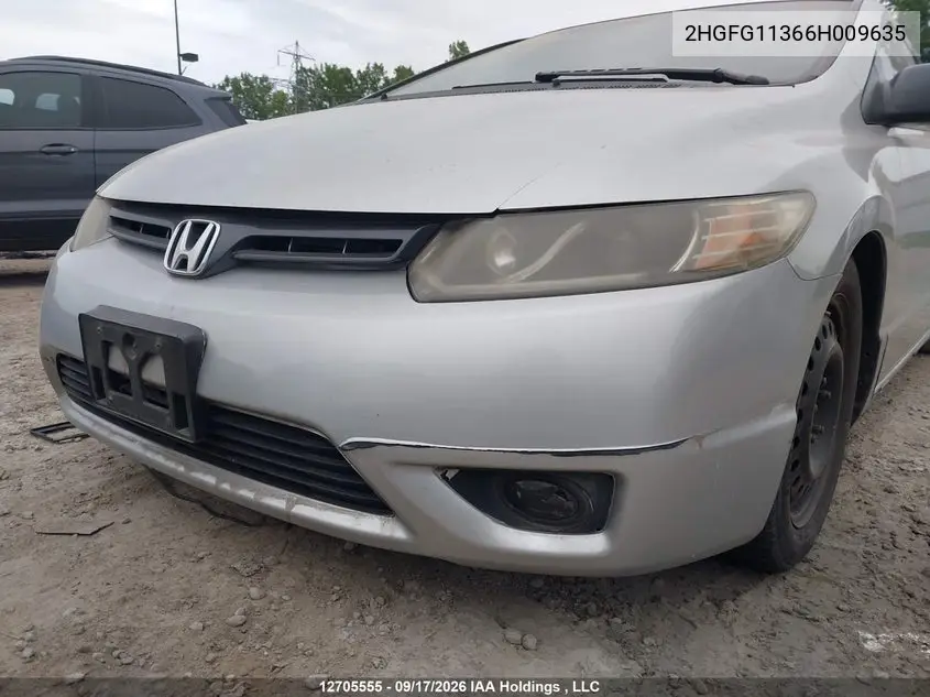 2006 HONDA CIVIC VIN 2HGFG11366H009635 — фото 20