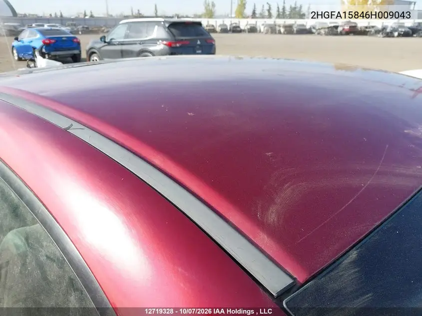 2006 HONDA CIVIC VIN 2HGFA15846H009043 — фото 22