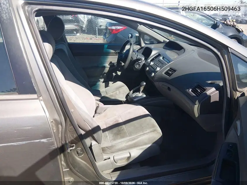 2006 HONDA CIVIC VIN 2HGFA16506H509463 — фото 5