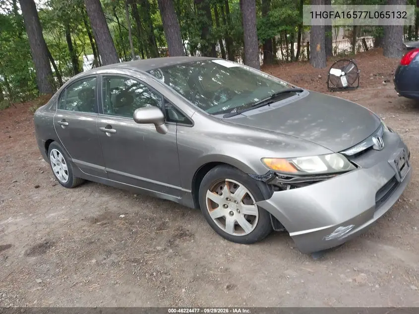 HONDA CIVIC 2007, VIN 1HGFA16577L065132