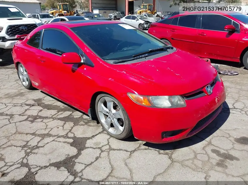 HONDA CIVIC 2007, VIN 2HGFG21537H705779