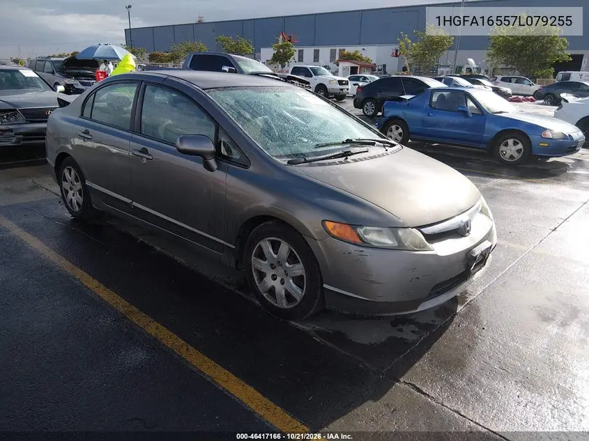 HONDA CIVIC 2007, VIN 1HGFA16557L079255