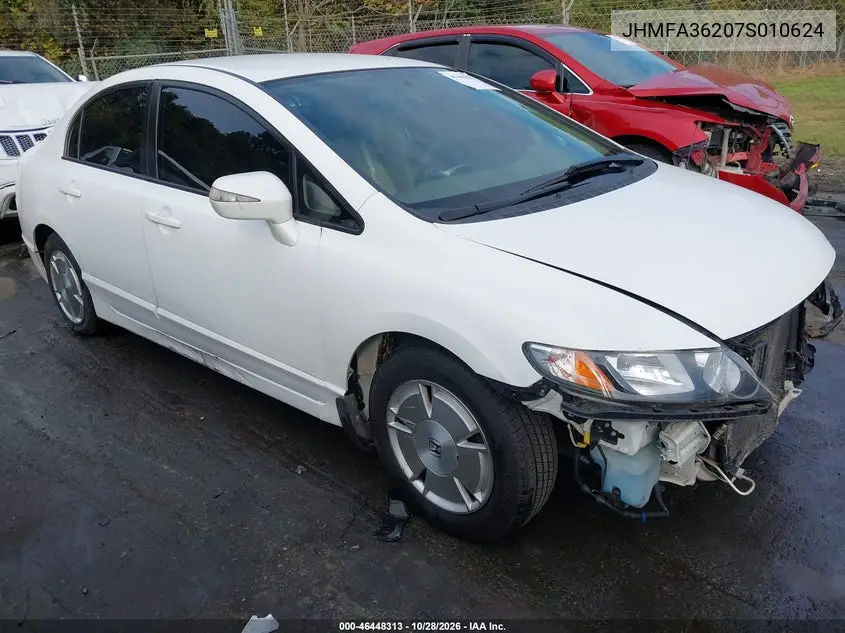 HONDA CIVIC 2007, VIN JHMFA36207S010624