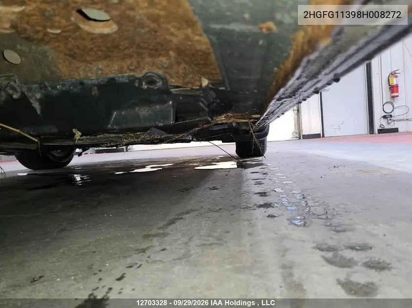 2008 HONDA CIVIC VIN 2HGFG11398H008272 — фото 15