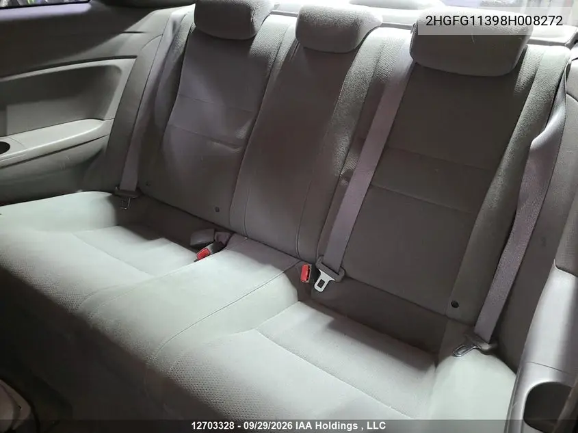 2008 HONDA CIVIC VIN 2HGFG11398H008272 — фото 17