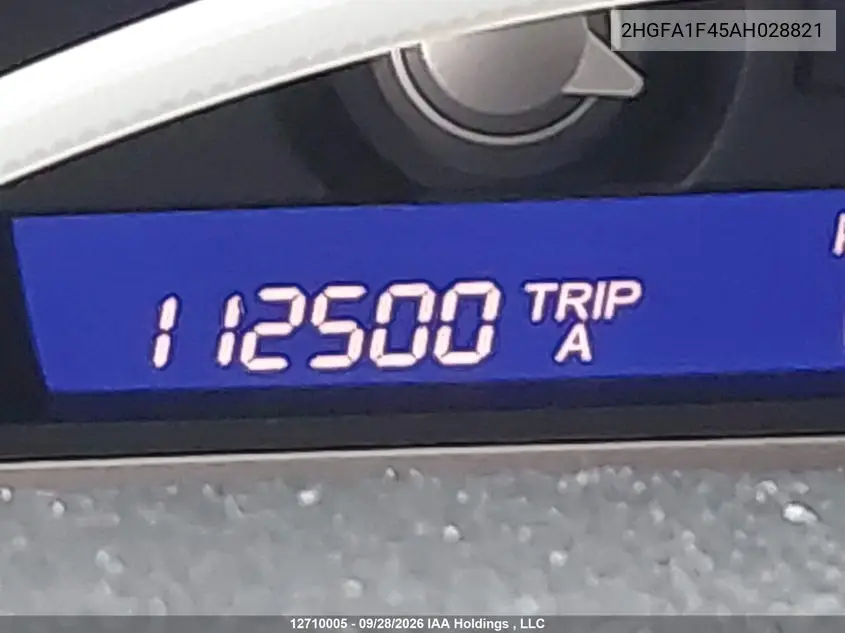 2008 HONDA CIVIC VIN 2HGFA1F45AH028821 — фото 15