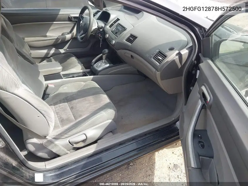 2008 HONDA CIVIC VIN 2HGFG12878H572500 — фото 5