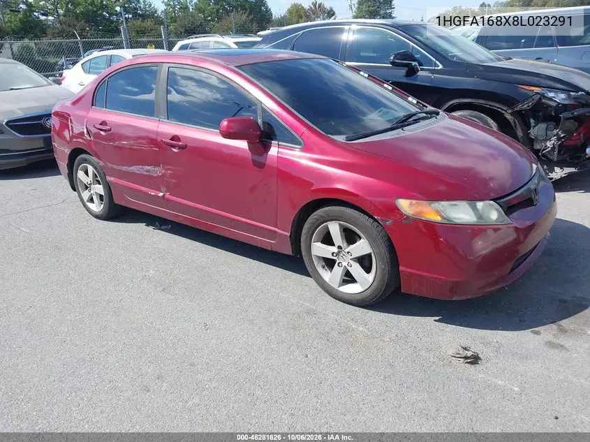 HONDA CIVIC 2008, VIN 1HGFA168X8L023291