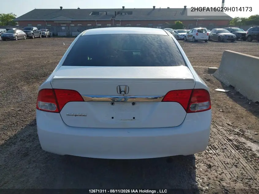 2009 HONDA CIVIC VIN 2HGFA16029H014173 — фото 16