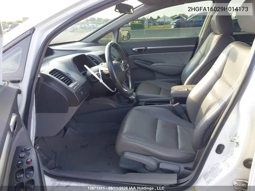 2009 HONDA CIVIC VIN 2HGFA16029H014173 — фото 18