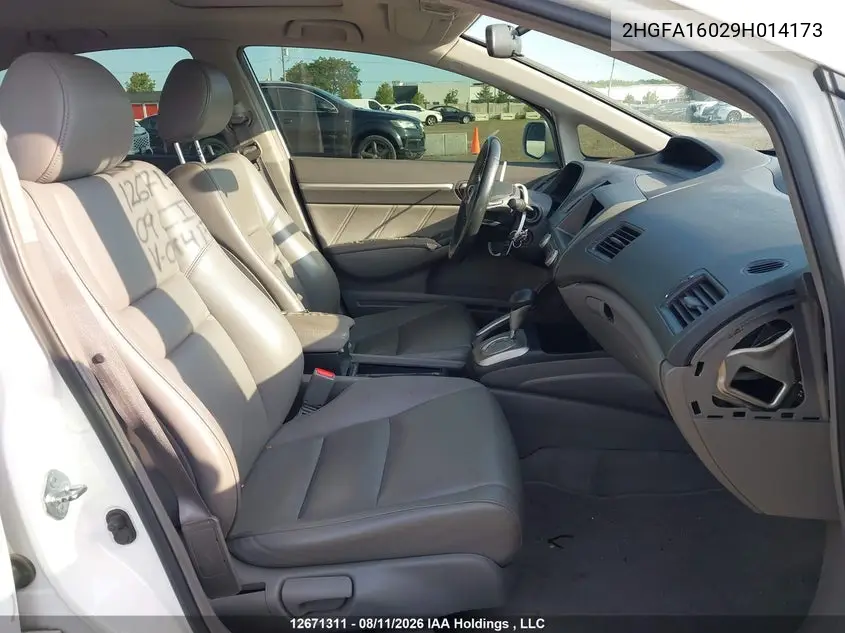 2009 HONDA CIVIC VIN 2HGFA16029H014173 — фото 5