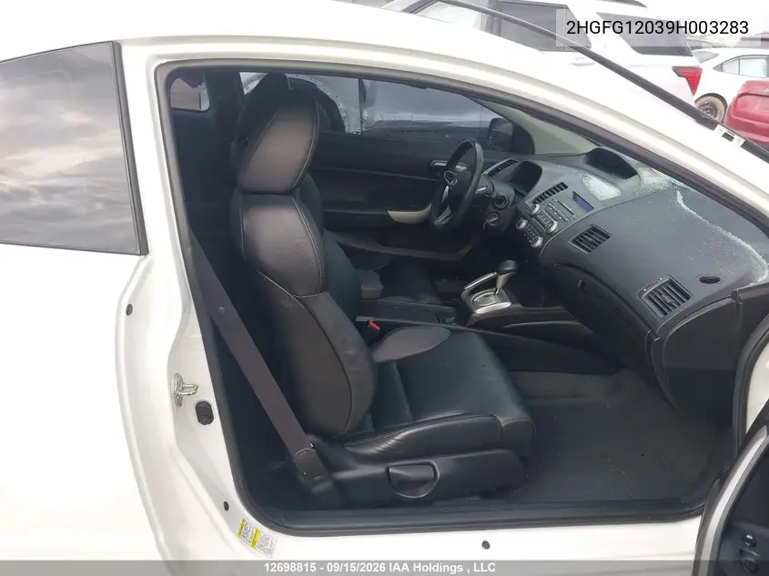 2009 HONDA CIVIC VIN 2HGFG12039H003283 — фото 5