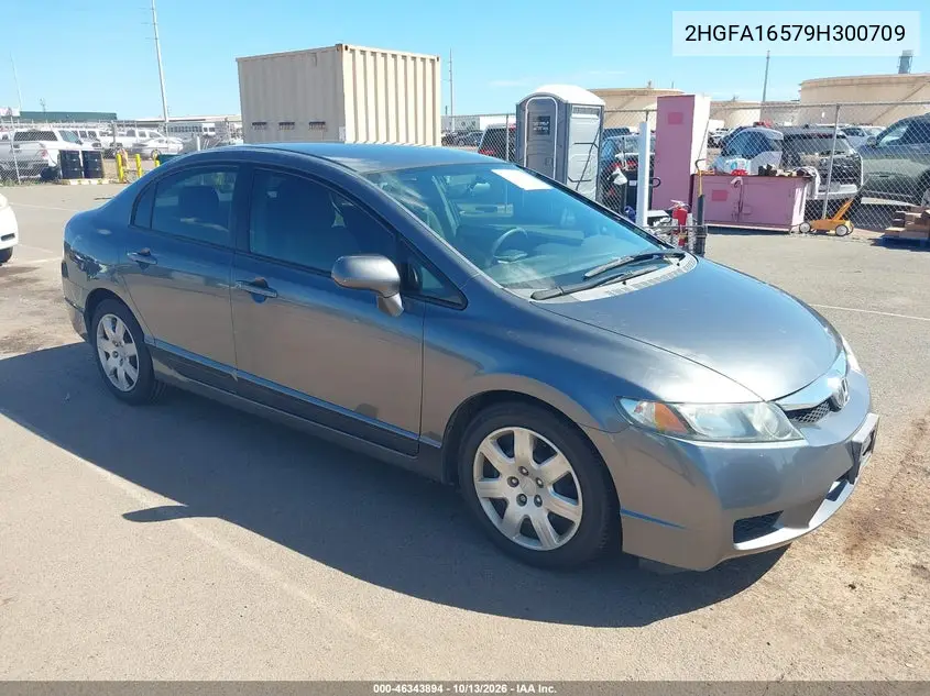 HONDA CIVIC 2009, VIN 2HGFA16579H300709
