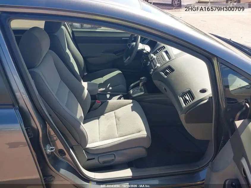 2009 HONDA CIVIC VIN 2HGFA16579H300709 — фото 5