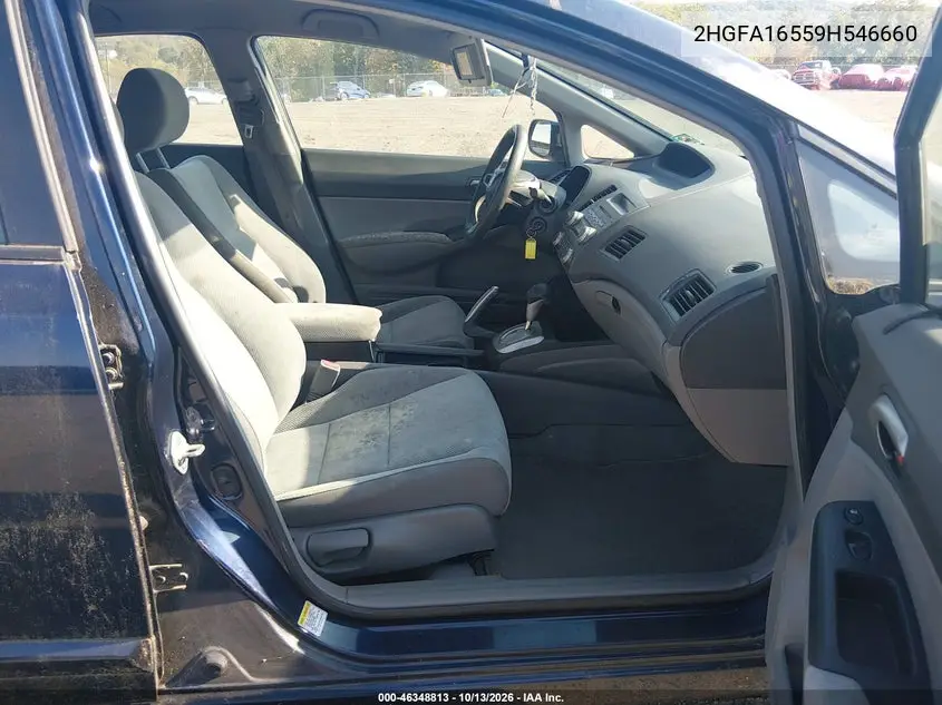 2009 HONDA CIVIC VIN 2HGFA16559H546660 — фото 5