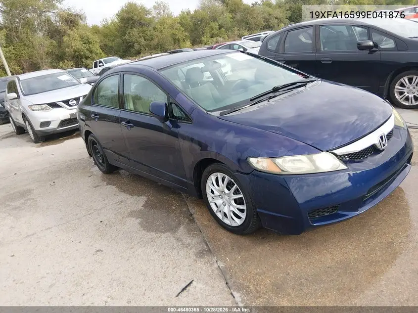 HONDA CIVIC 2009, VIN 19XFA16599E041876