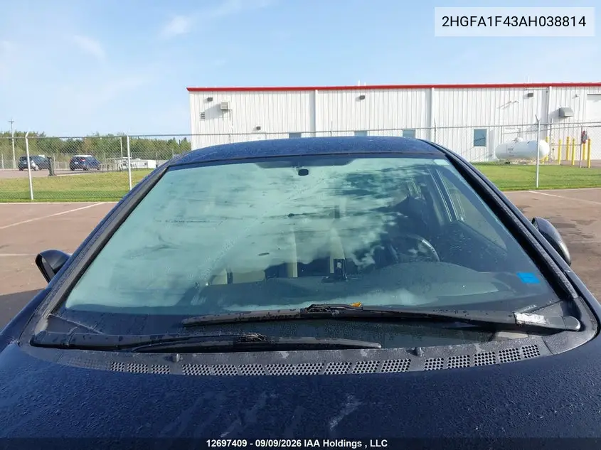 2010 HONDA CIVIC VIN 2HGFA1F43AH038814 — фото 17