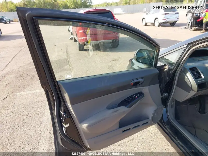 2010 HONDA CIVIC VIN 2HGFA1F43AH038814 — фото 19