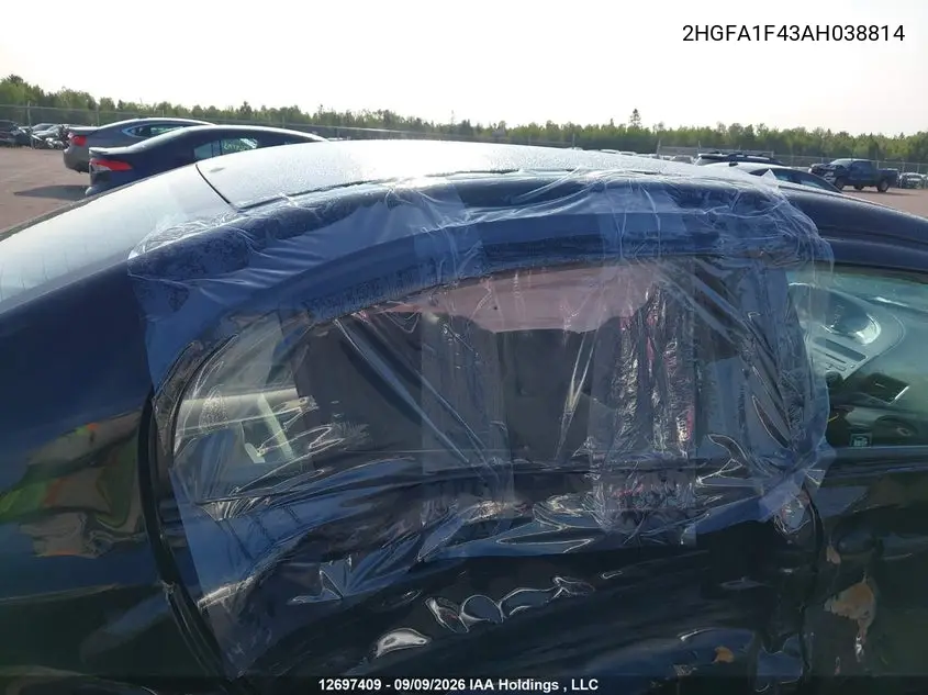 2010 HONDA CIVIC VIN 2HGFA1F43AH038814 — фото 21