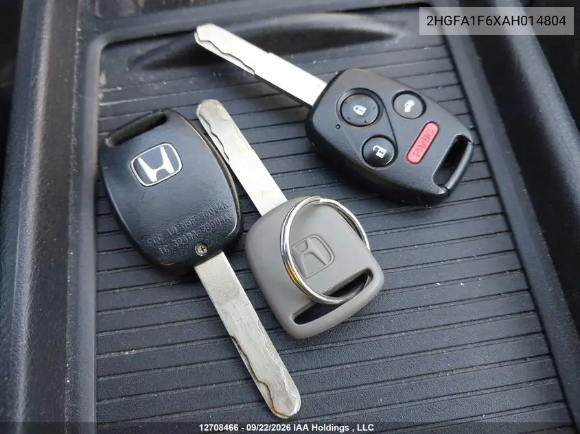 2010 HONDA CIVIC VIN 2HGFA1F6XAH014804 — фото 11