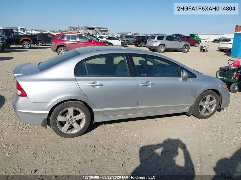 2010 HONDA CIVIC VIN 2HGFA1F6XAH014804 — фото 13