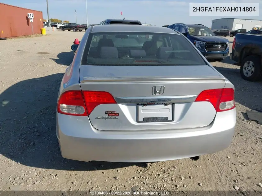 2010 HONDA CIVIC VIN 2HGFA1F6XAH014804 — фото 16