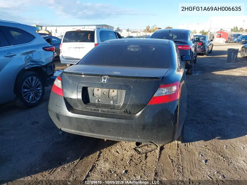 2010 HONDA CIVIC VIN 2HGFG1A69AH006635 — фото 17