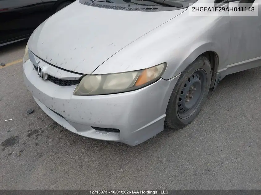 2010 HONDA CIVIC VIN 2HGFA1F29AH041148 — фото 20