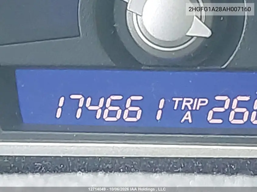2010 HONDA CIVIC VIN 2HGFG1A28AH007160 — фото 15