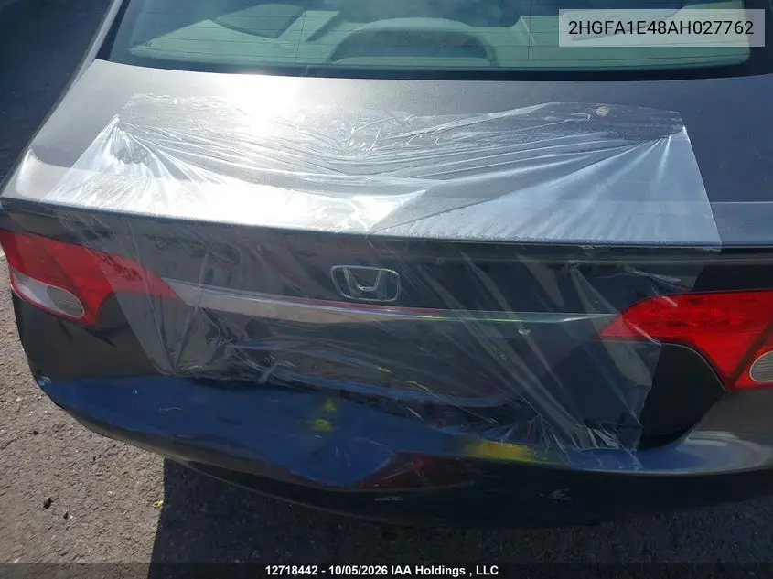 2010 HONDA CIVIC VIN 2HGFA1E48AH027762 — фото 20