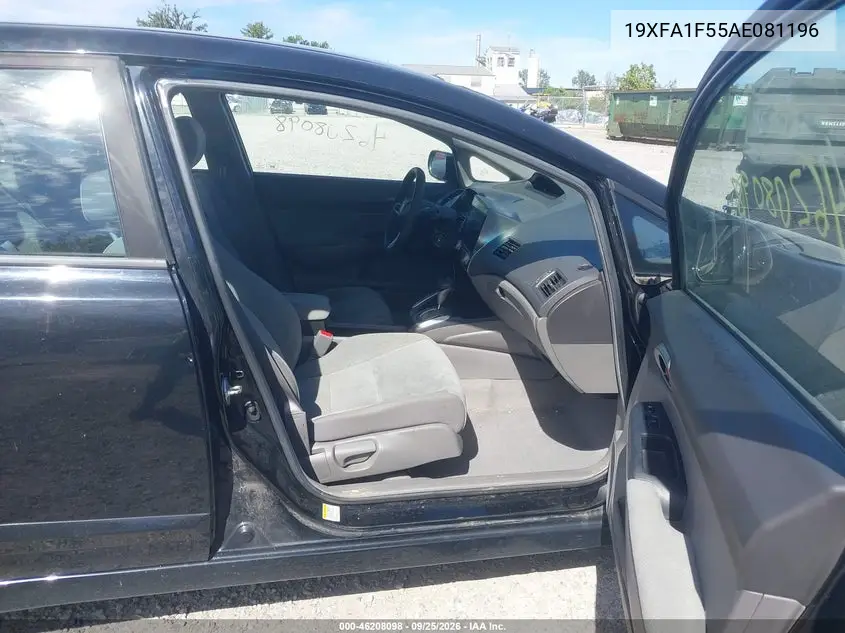 2010 HONDA CIVIC VIN 19XFA1F55AE081196 — фото 5