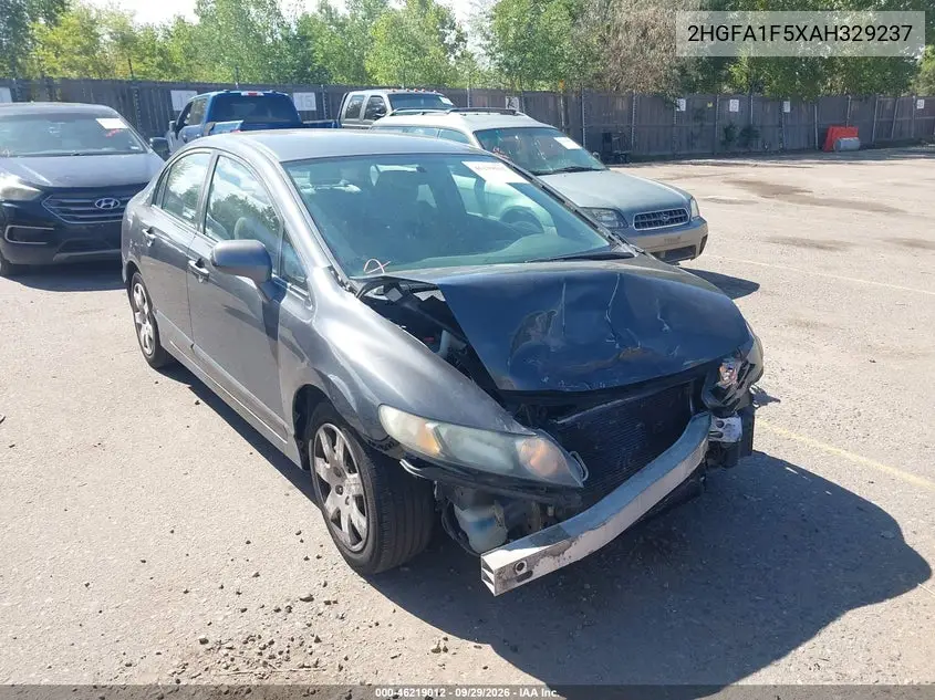 HONDA CIVIC 2010, VIN 2HGFA1F5XAH329237
