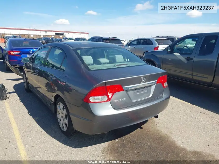 2010 HONDA CIVIC VIN 2HGFA1F5XAH329237 — фото 3