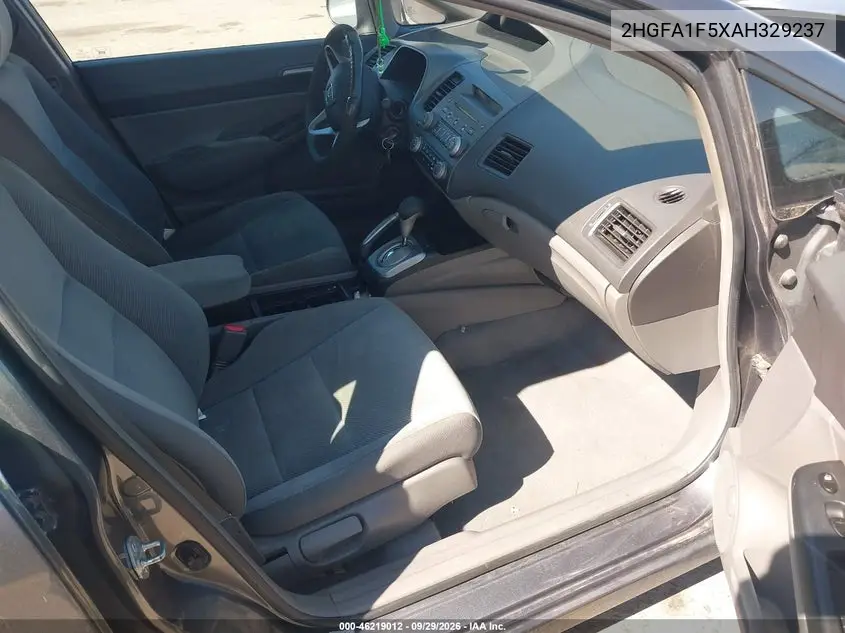 2010 HONDA CIVIC VIN 2HGFA1F5XAH329237 — фото 5