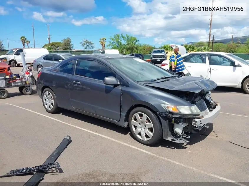 HONDA CIVIC 2010, VIN 2HGFG1B6XAH519956