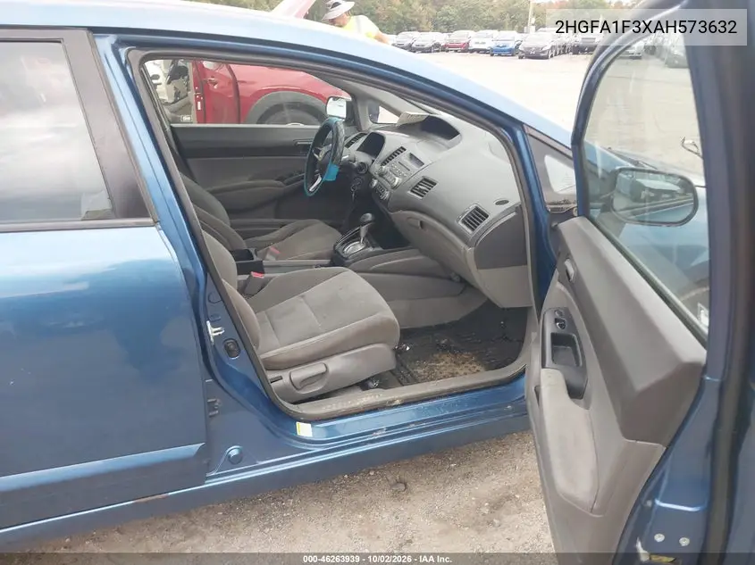2010 HONDA CIVIC VIN 2HGFA1F3XAH573632 — фото 5