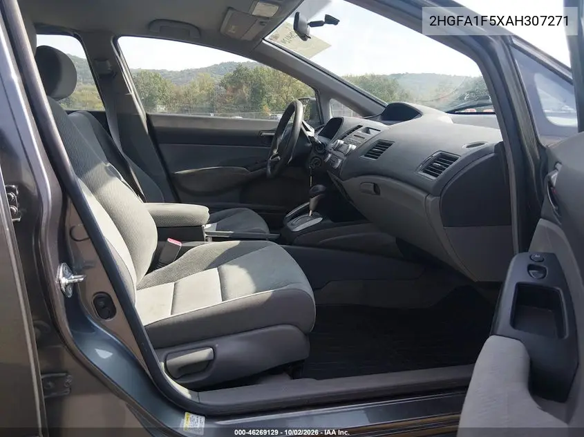2010 HONDA CIVIC VIN 2HGFA1F5XAH307271 — фото 5
