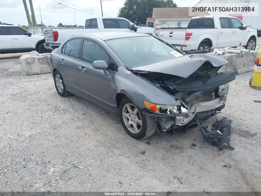 HONDA CIVIC 2010, VIN 2HGFA1F50AH313984