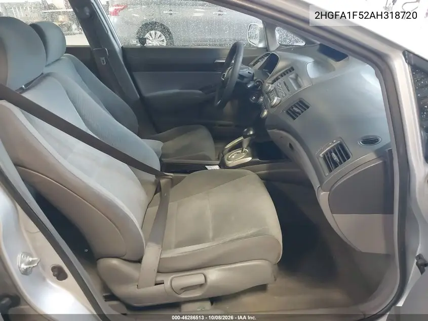2010 HONDA CIVIC VIN 2HGFA1F52AH318720 — фото 5