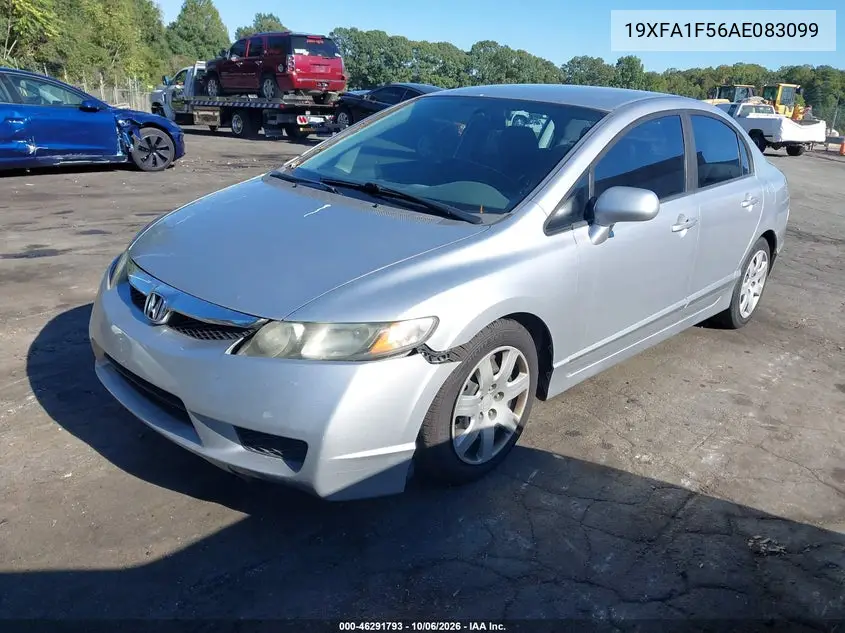 2010 HONDA CIVIC VIN 19XFA1F56AE083099 — фото 2