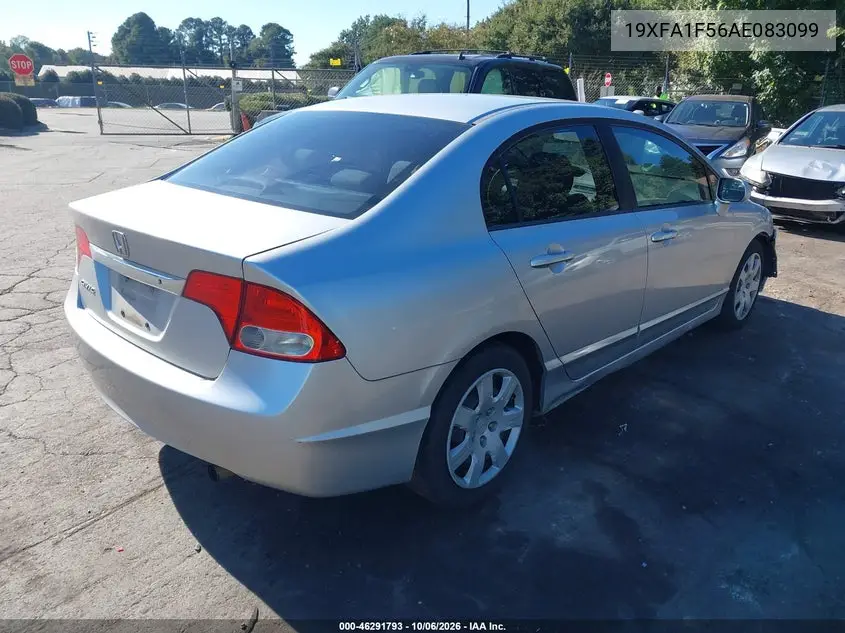2010 HONDA CIVIC VIN 19XFA1F56AE083099 — фото 4
