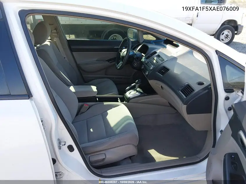 2010 HONDA CIVIC VIN 19XFA1F5XAE076009 — фото 5