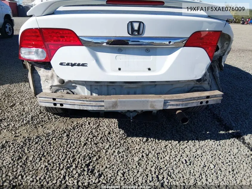 2010 HONDA CIVIC VIN 19XFA1F5XAE076009 — фото 6