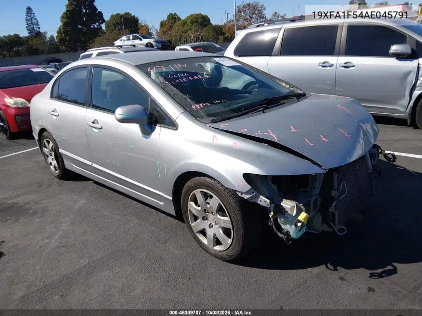 HONDA CIVIC 2010, VIN 19XFA1F54AE045791