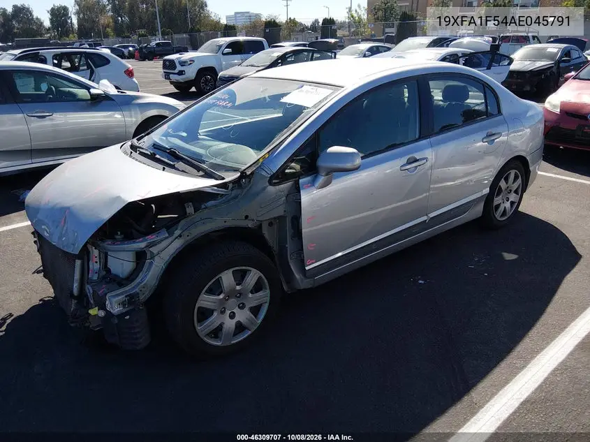 2010 HONDA CIVIC VIN 19XFA1F54AE045791 — фото 2