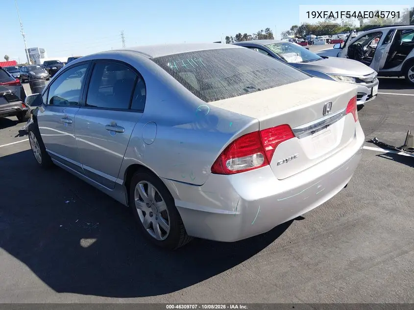 2010 HONDA CIVIC VIN 19XFA1F54AE045791 — фото 3