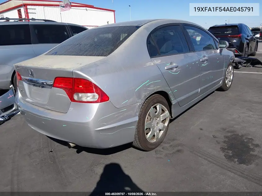 2010 HONDA CIVIC VIN 19XFA1F54AE045791 — фото 4
