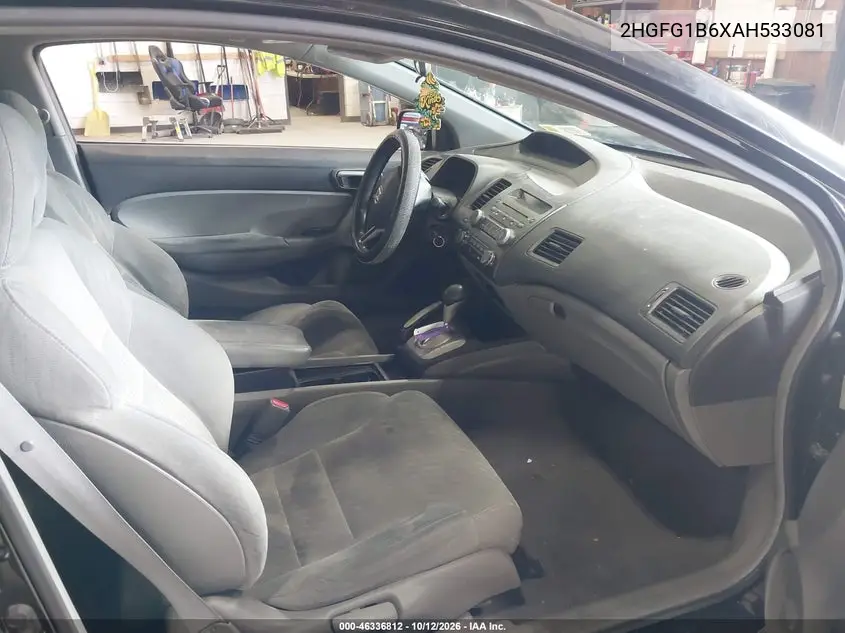 2010 HONDA CIVIC VIN 2HGFG1B6XAH533081 — фото 5