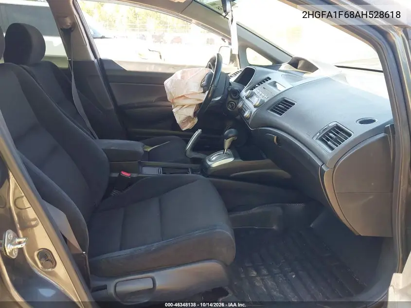 2010 HONDA CIVIC VIN 2HGFA1F68AH528618 — фото 5
