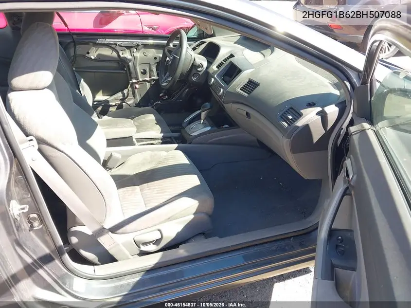 2011 HONDA CIVIC VIN 2HGFG1B62BH507088 — фото 5